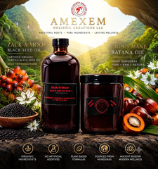 The AMEXEM Skin & Hair Botanical Duo: Batana + Black Seed Essence